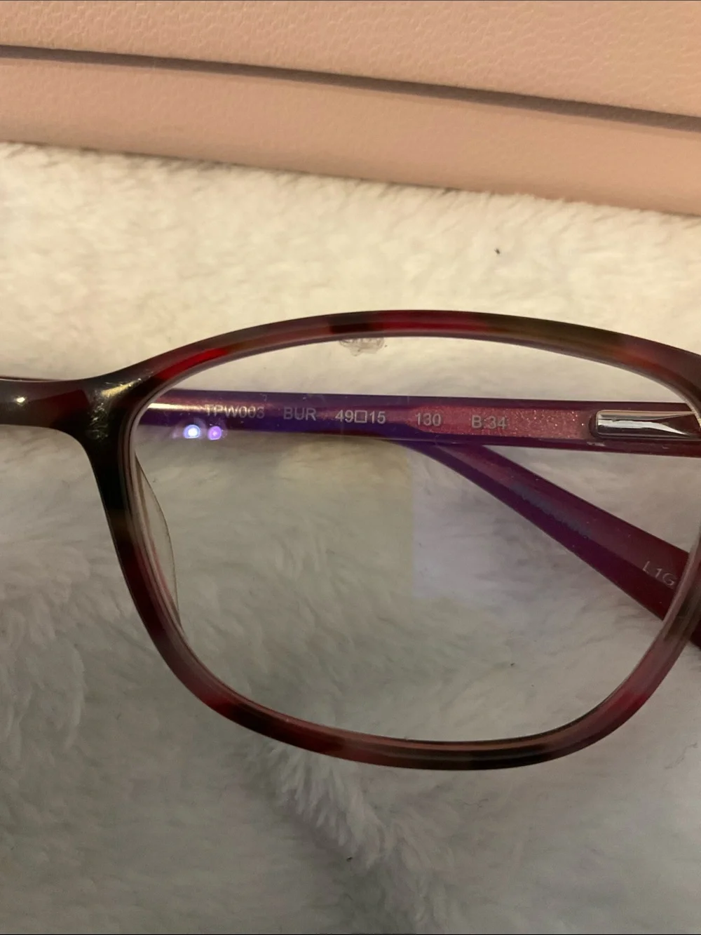 Authentic Ted Baker TPW003 Women's Eyeglass Frames with Case Black